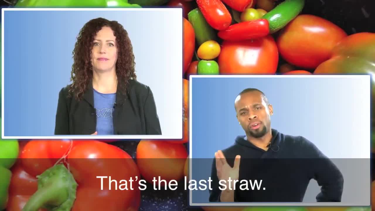 English In A Minute The Last Straw